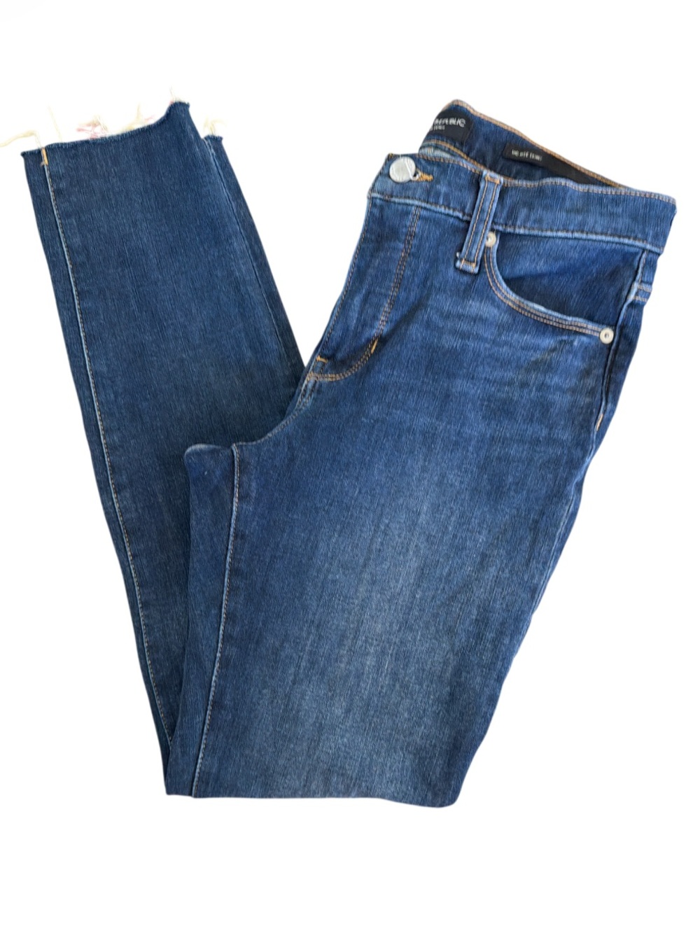 Banana Republic Women’s premium denim, mid rise, skinny Navy Slim Denim Jeans